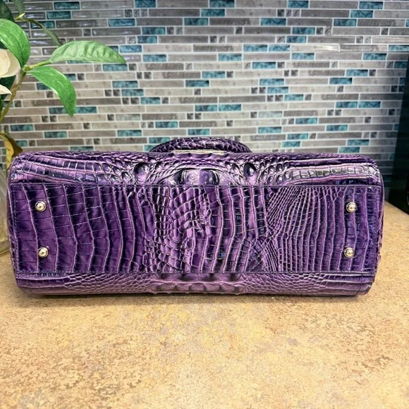 NWT Brahmin Small Finley Heroic Purple purse - Picture 6 of 7